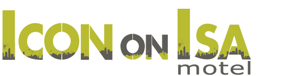 Icon on Isa Motel logo